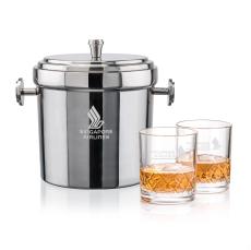 Milano Ice Bucket & Heceta On-the-Rocks Set - Corporate Gifts