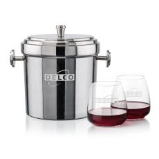 Milano Ice Bucket & Hogarth On-the-Rocks Set - Barware