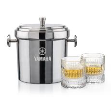 Milano Ice Bucket & Hathaway On-the-Rocks Set - Corporate Gifts