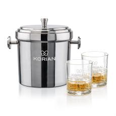 Milano Ice Bucket & Libretto On-the-Rocks Set - Corporate Gifts