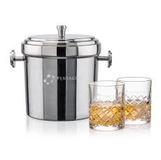 Milano Ice Bucket & Longford On-the-Rocks Set - Corporate Gifts