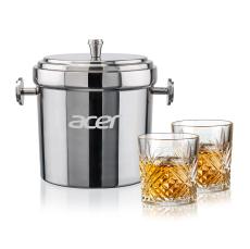 Milano Ice Bucket & Milford On-the-Rocks Set - Corporate Gifts