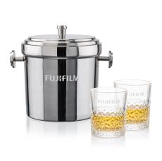 Milano Ice Bucket & Oakham On-the-Rocks set - Corporate Gifts