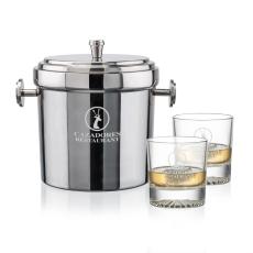 Milano Ice Bucket & Romford On-the-Rocks Set - Barware