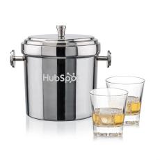 Milano Ice Bucket & Santana On-the-Rocks Set - Barware