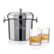 Milano Ice Bucket & Templeton On-the-Rocks Set - Barware