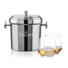 Milano Ice Bucket & Tucson On-the-Rocks Set - Barware