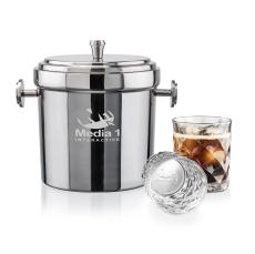 Milano Ice Bucket & Woodward On-the-Rocks Set - Corporate Gifts