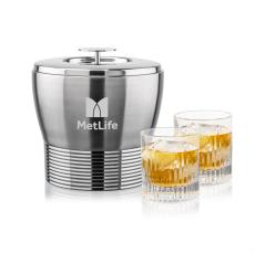 Genoa Ice Bucket & Caldari On-the-Rocks Set - Corporate Gifts