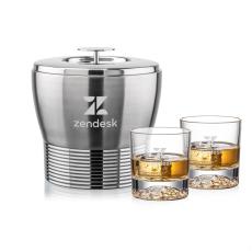 Genoa Ice Bucket & Heathfield On-the-Rocks Set - Corporate Gifts