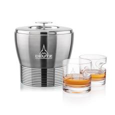 Genoa Ice Bucket & Havana On-the-Rocks Set - Barware
