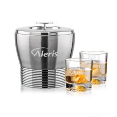 Genoa Ice Bucket & Hadley On-the-Rocks Set - Barware