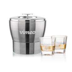 Genoa Ice Bucket & Kansas On-the-Rocks Set - Barware