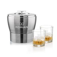 Genoa Ice Bucket & Libretto On-the-Rocks Set - Corporate Gifts