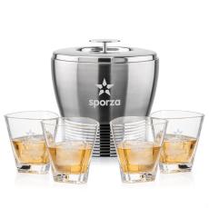 Genoa Ice Bucket & Millwood On-the-Rocks Set - Corporate Gifts