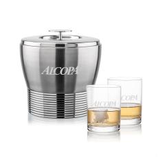 Genoa Ice Bucket & Monterey On-the-Rocks Set - Barware