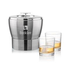 Genoa Ice Bucket & Whitlock On-the-Rocks Set - Barware