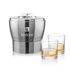 Genoa Ice Bucket & Whitlock On-the-Rocks Set - Barware