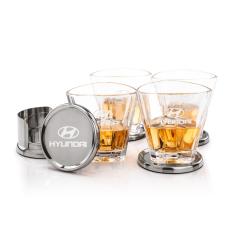 Baldoni Coasters & Arrellano On-the-Rocks Set - Barware