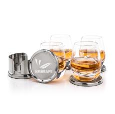Baldoni Coasters & Dimasio On-the-Rocks Set - Corporate Gifts