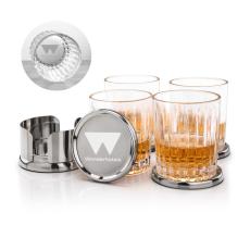 Baldoni Coasters & Hartmann On-the-Rocks Set - Barware