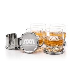 Baldoni Coasters & Haddington On-the-Rocks Set - Barware