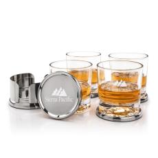 Baldoni Coasters & Hadley On-the-Rocks Set - Barware