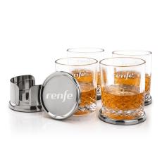 Baldoni Coasters & Templeton On-the-Rocks Set - Barware