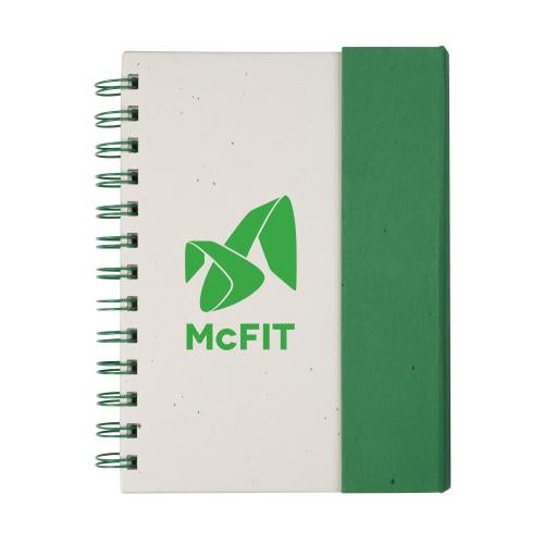 Promotional Products - Journals & Notebooks - Hardcover Journals - Wormer Spiral Bound Journal w/Sticky Notes