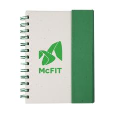 Wormer Spiral Bound Journal w/Sticky Notes - Promotional Products