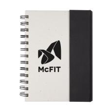 Wormer Spiral Bound Journal w/Sticky Notes & Magnetic Closure - Hardcover Journals