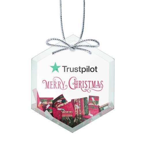 Corporate Gifts - Ornaments - Jade Ornament - Hexagon Full Color