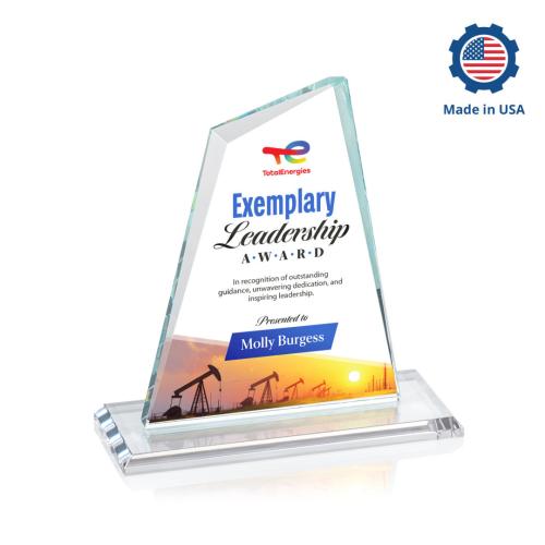 Awards and Trophies - Crystal Awards - Summit Full Color Peaks Crystal Award