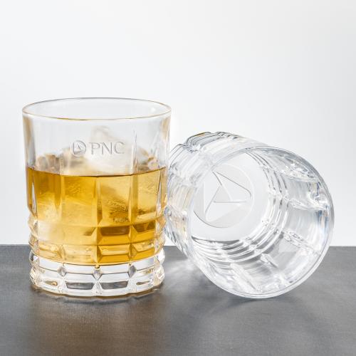 Corporate Gifts - Barware - On the Rocks Glasses - Fortino On-the-Rocks - 10.5oz