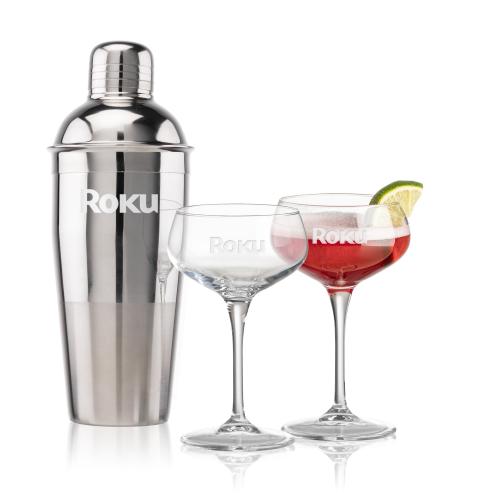 Corporate Gifts - Barware - Gift Sets - Catania Shaker & Mixology Cocktail Set