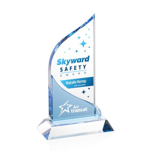 Awards and Trophies - Crystal Awards - Kimberley Full Color Peaks Crystal Award