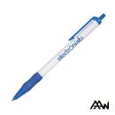 Value Slim Grip Pen w/Glossy Barrel & Matte Colored Trim