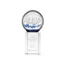 Starburst Clear on Dakota Base Globe Glass Award