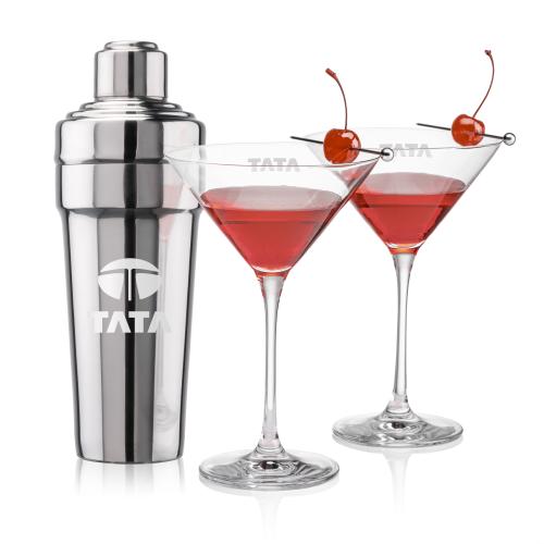 Corporate Gifts - Barware - Gift Sets - Milano Shaker & Santiago Martini Set