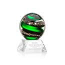 Zodiac Clear on Sheffield Base Globe Glass Award