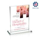 Emperor Full Color Made in USA (Vert) Rectangle Crystal Award