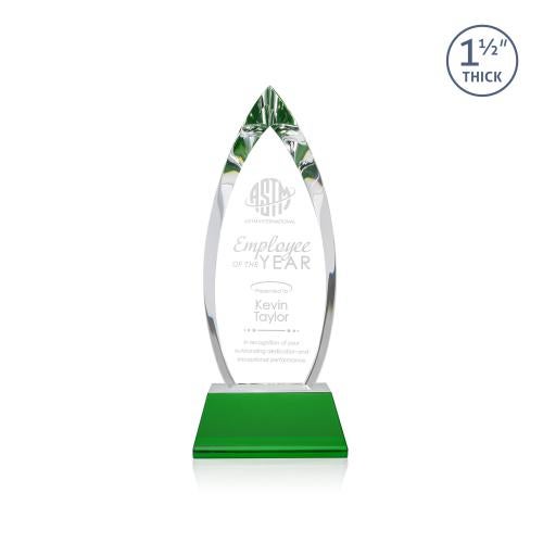 Awards and Trophies - Crystal Awards - Fortier Green on Entwhistle Base Peaks Crystal Award