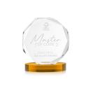Acadian Amber on Alberton Base Polygon Crystal Award