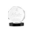 Acadian Black on Alberton Base Polygon Crystal Award