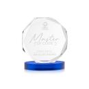 Acadian Blue on Alberton Base Polygon Crystal Award