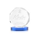 Acadian Sky Blue on Alberton Base Polygon Crystal Award