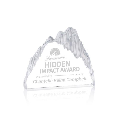 Awards and Trophies - Crystal Awards - Glacier Iceberg Crystal Award