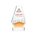 Kingsley Full Color Clear on Alberton Base Polygon Crystal Award