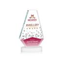 Kingsley Full Color White on Alberton Base Crystal Award