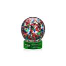 Fantasia Green on Stanrich Base Globe Glass Award